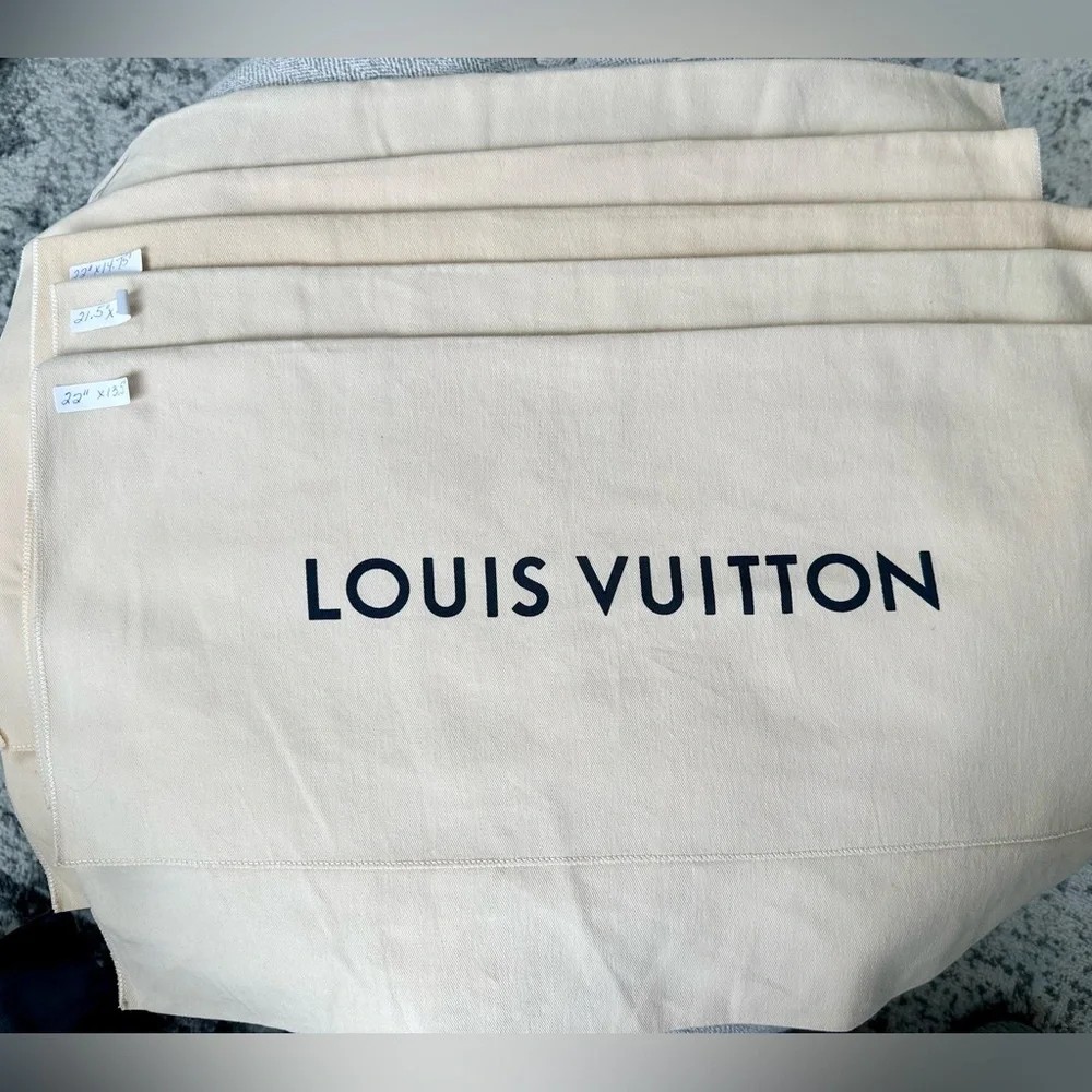 Reseller Bundle Authentic Louis Vuitton Flap Dust Bags – Lot of 10 – LARGE Size